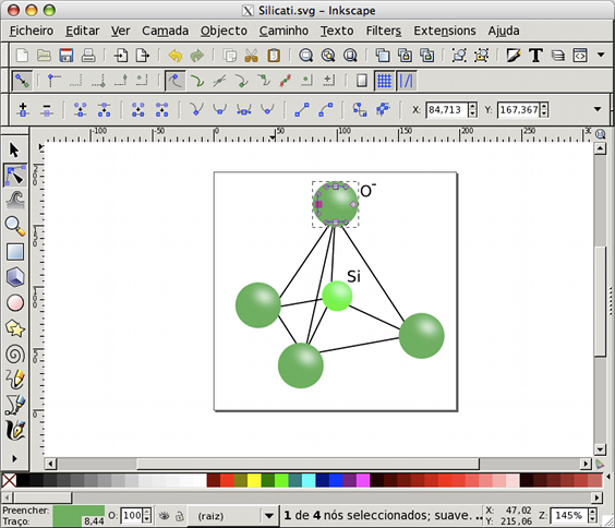 Inkscape, a vector art editing program